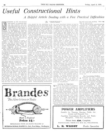 Issue page