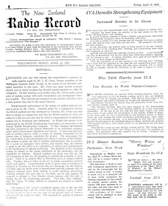 Issue page