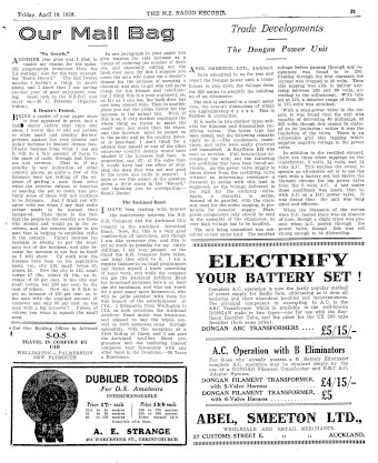 Issue page