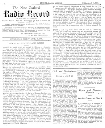 Issue page