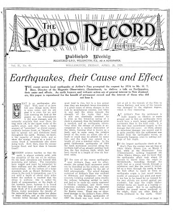 Issue page