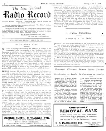 Issue page