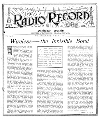 Issue page