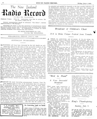 Issue page
