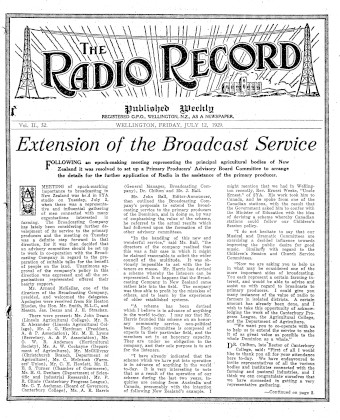 Issue page