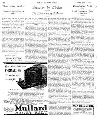 Issue page