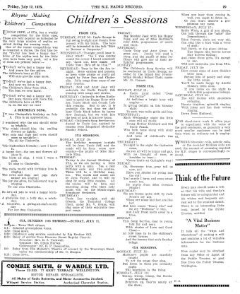 Issue page