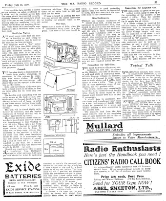 Issue page