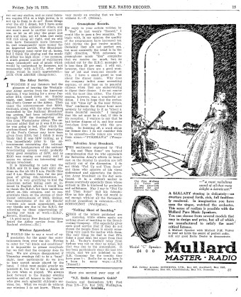Issue page