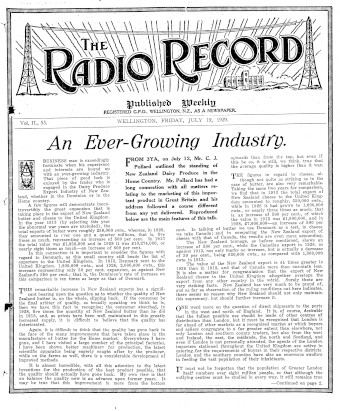 Issue page