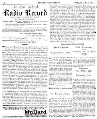 Issue page