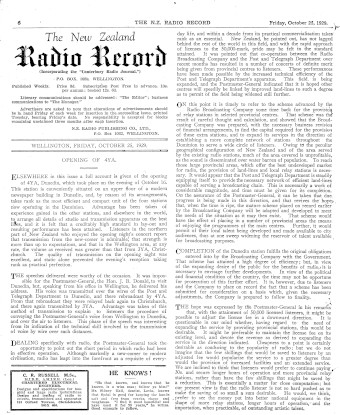 Issue page