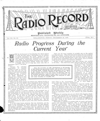 Issue page