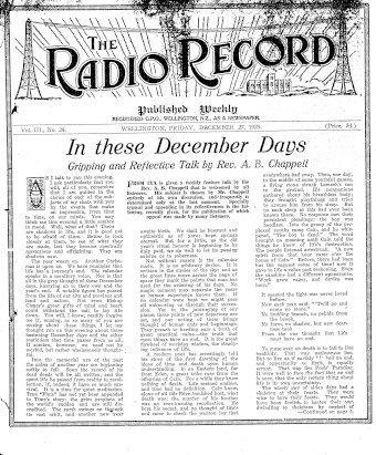 Issue page