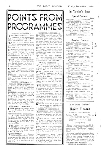 Issue page