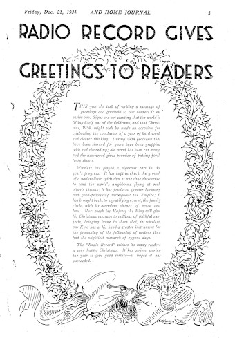 Issue page