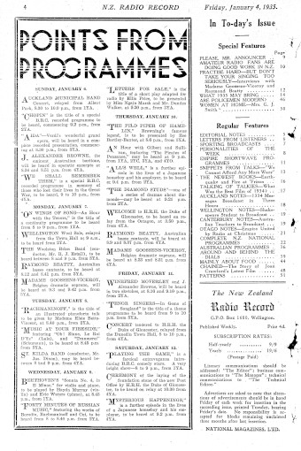 Issue page
