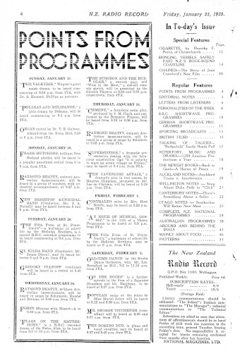 Issue page