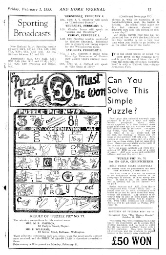 Issue page