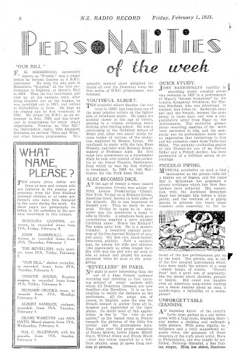 Issue page