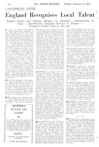 Issue page