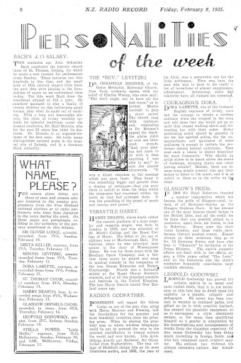 Issue page