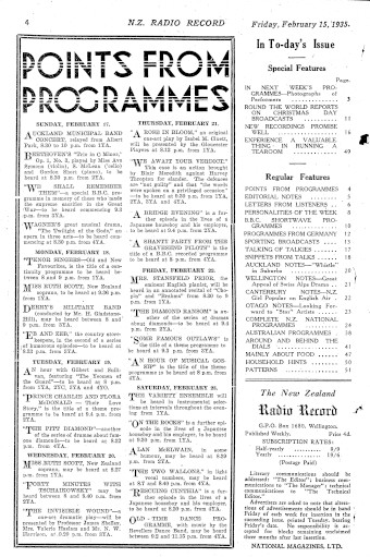 Issue page