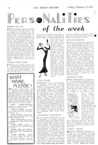 Issue page