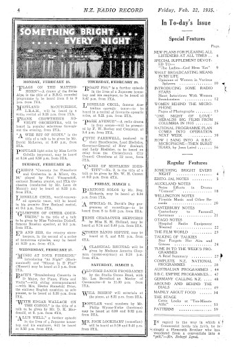 Issue page
