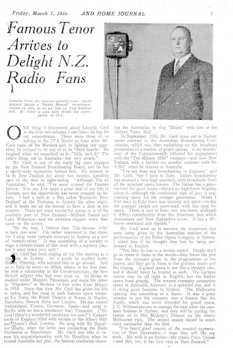Issue page