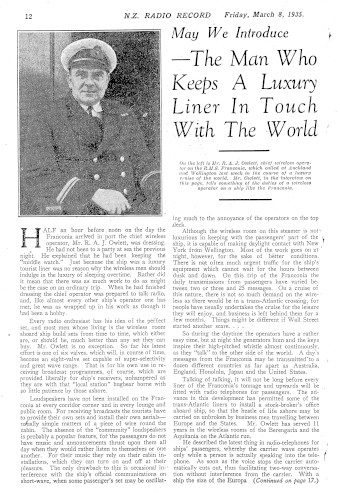 Issue page