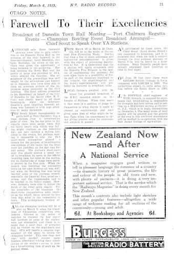 Issue page