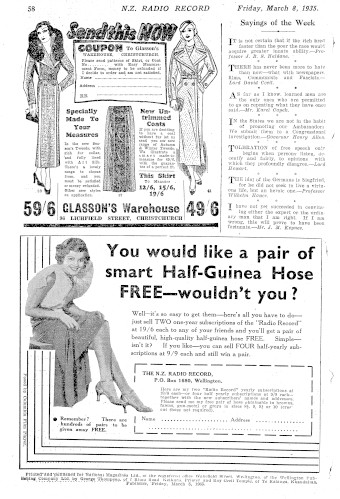 Issue page