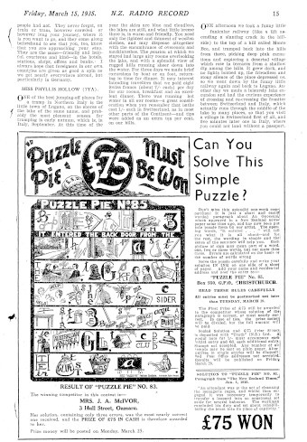 Issue page