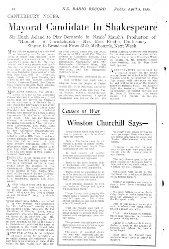 Issue page