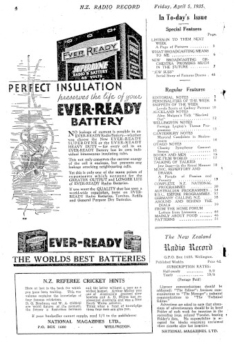 Issue page