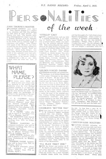 Issue page