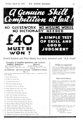 Issue page