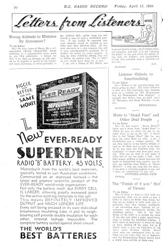 Issue page
