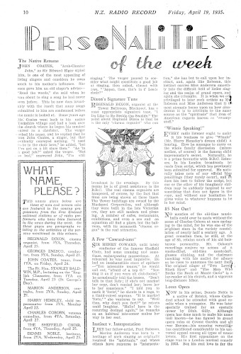 Issue page