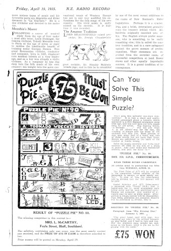 Issue page