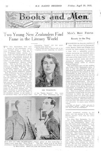 Issue page