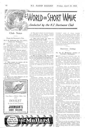 Issue page