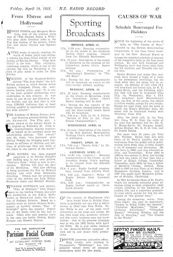 Issue page