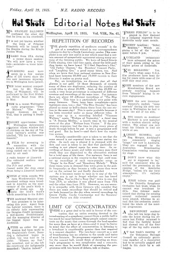 Issue page
