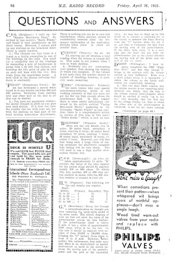 Issue page