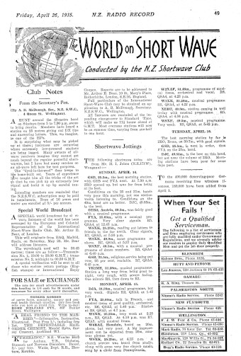 Issue page