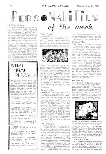 Issue page