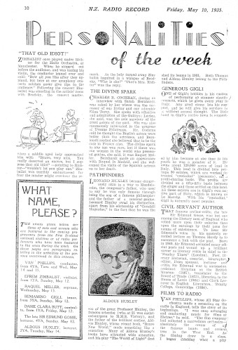 Issue page