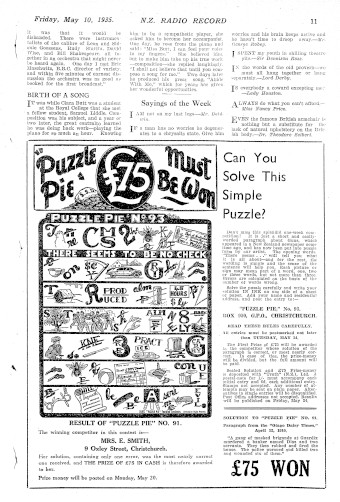 Issue page